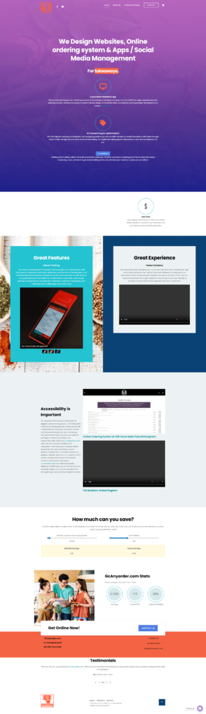 Low-Commission Online Ordering System & App