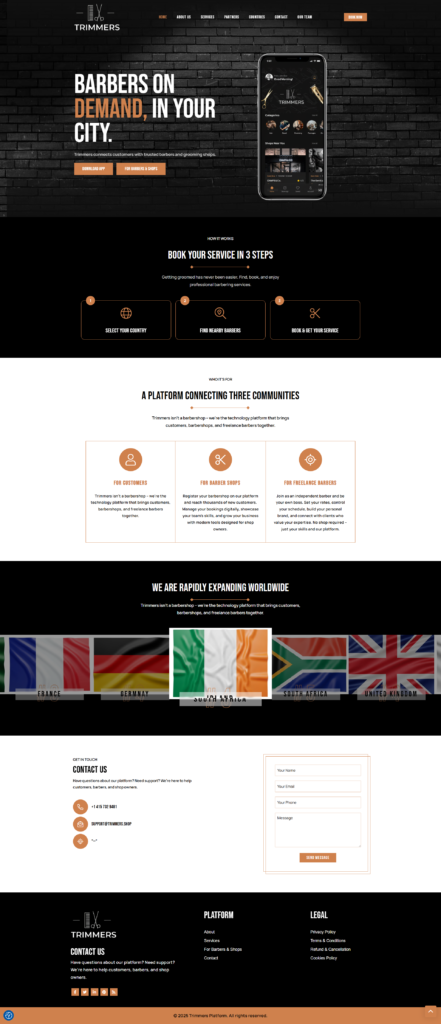 Barbers on Demand – Redefining Grooming Services Worldwide