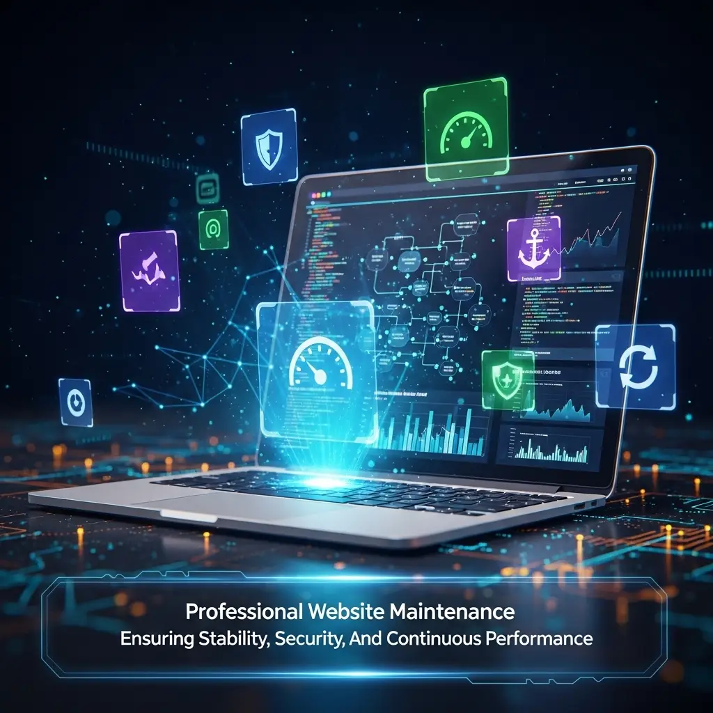 Professional Website Maintenance Ensuring Stability, Security, And Performance
